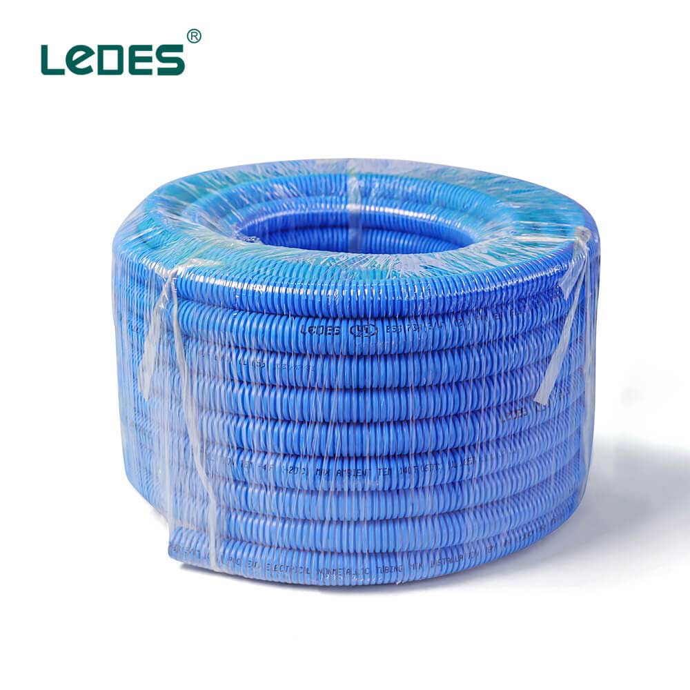 LEDES Canadian Standard 1/2" Electrical Nonmetallic Tubing ENT Grey Flame Retardant