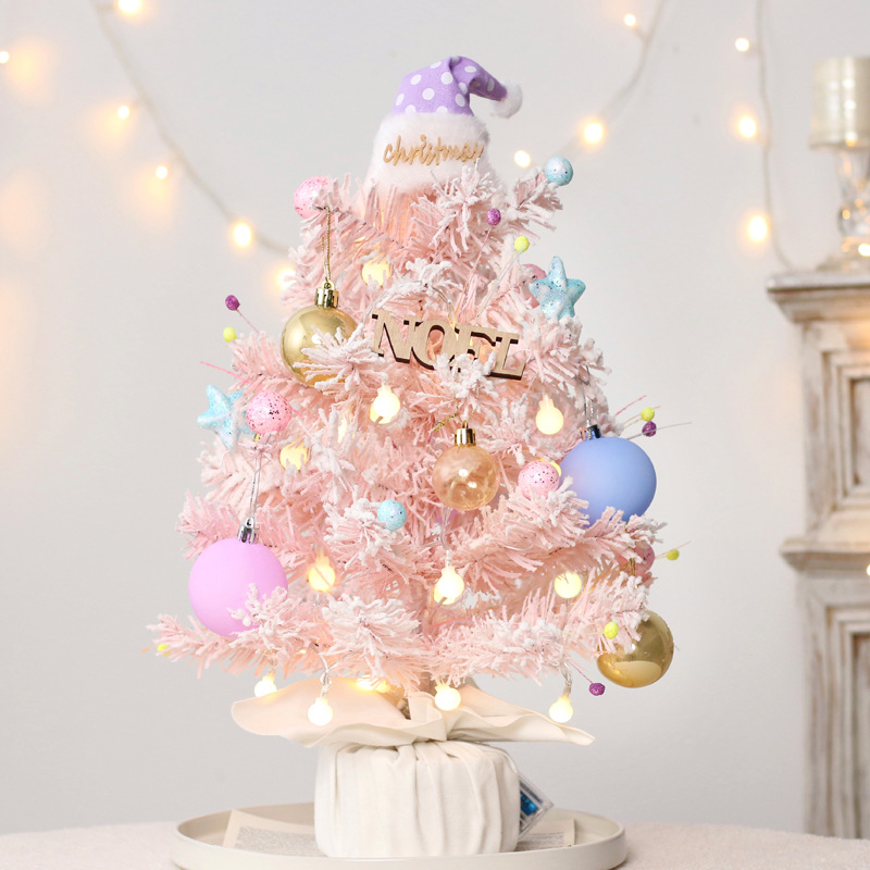 Maca Color Rotating Octavo Desktop Mini Christmas Tree