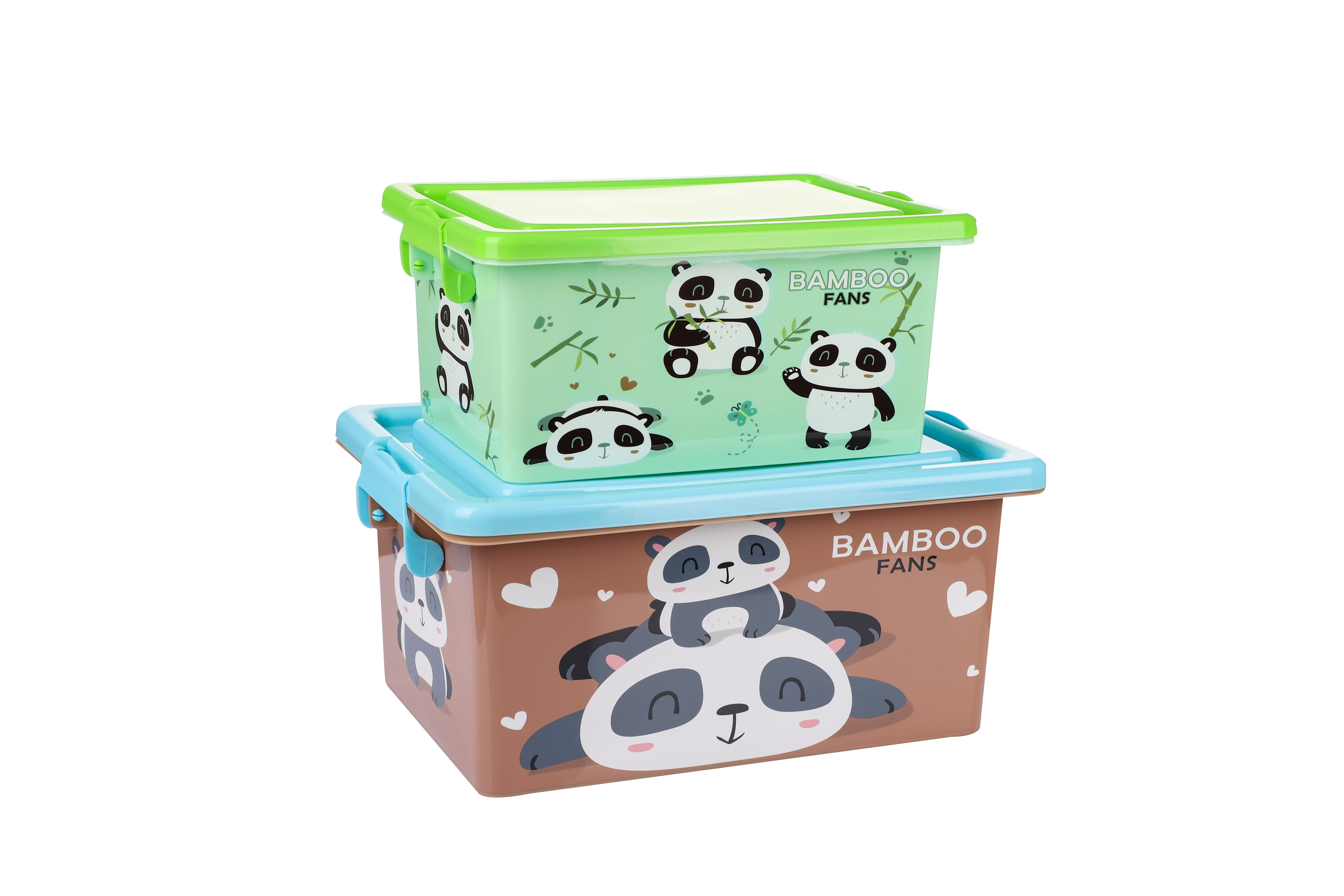 Plastic storage box Printed storage container