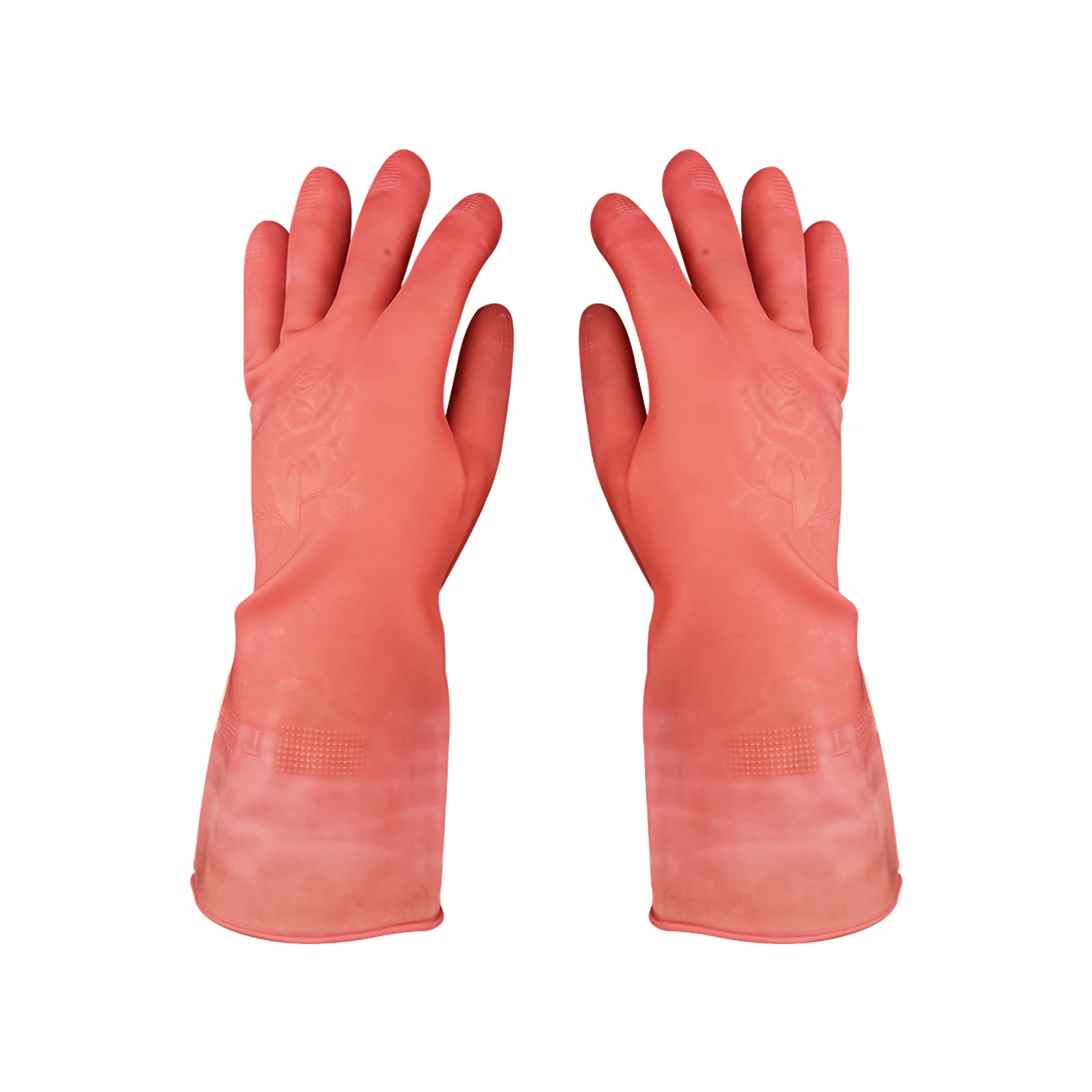 Zhongshang Manufacturer Kitchen Gloves Scratch Resistant Latex Safe Work Dishwashing Gloves