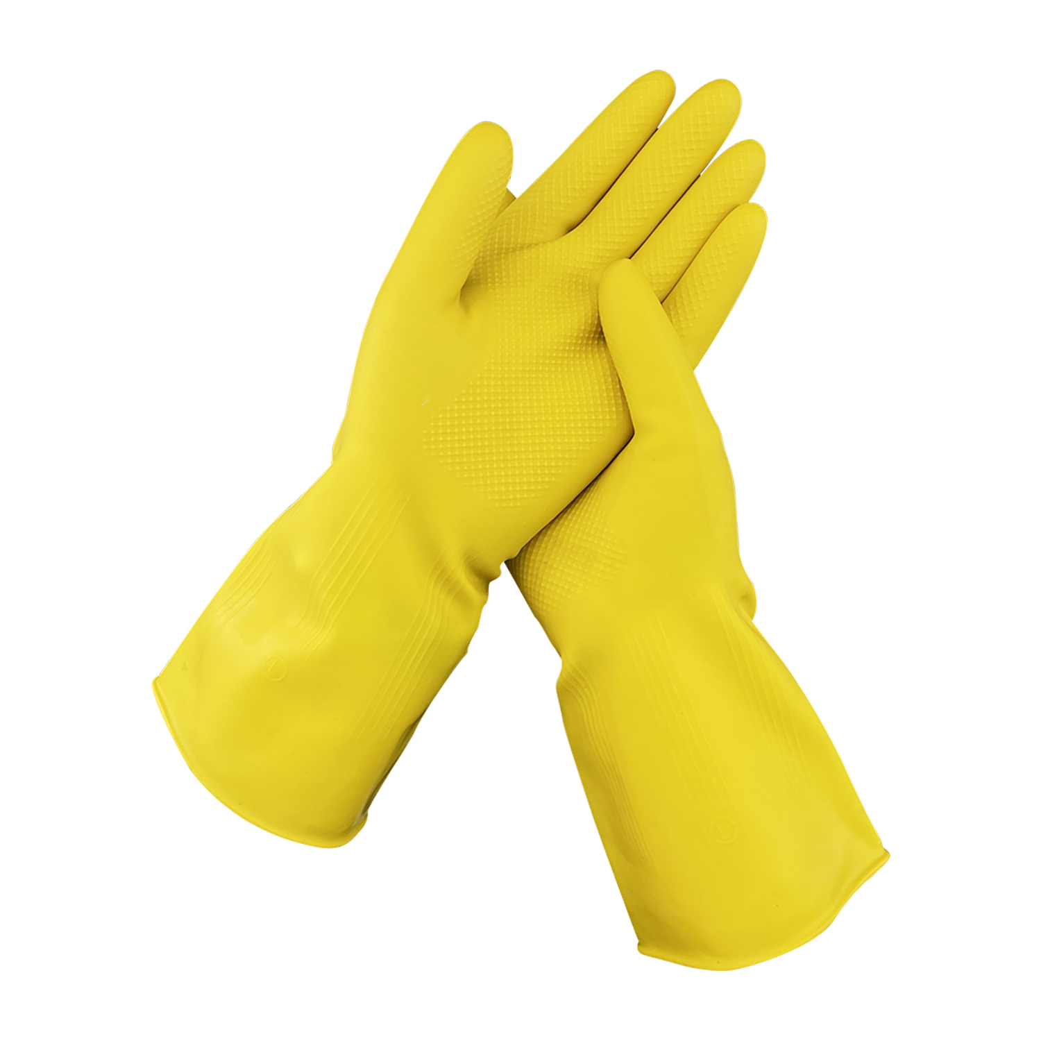 Zhongshang Hot Sale Soft Waterproof Household Latex Rubber Gloves