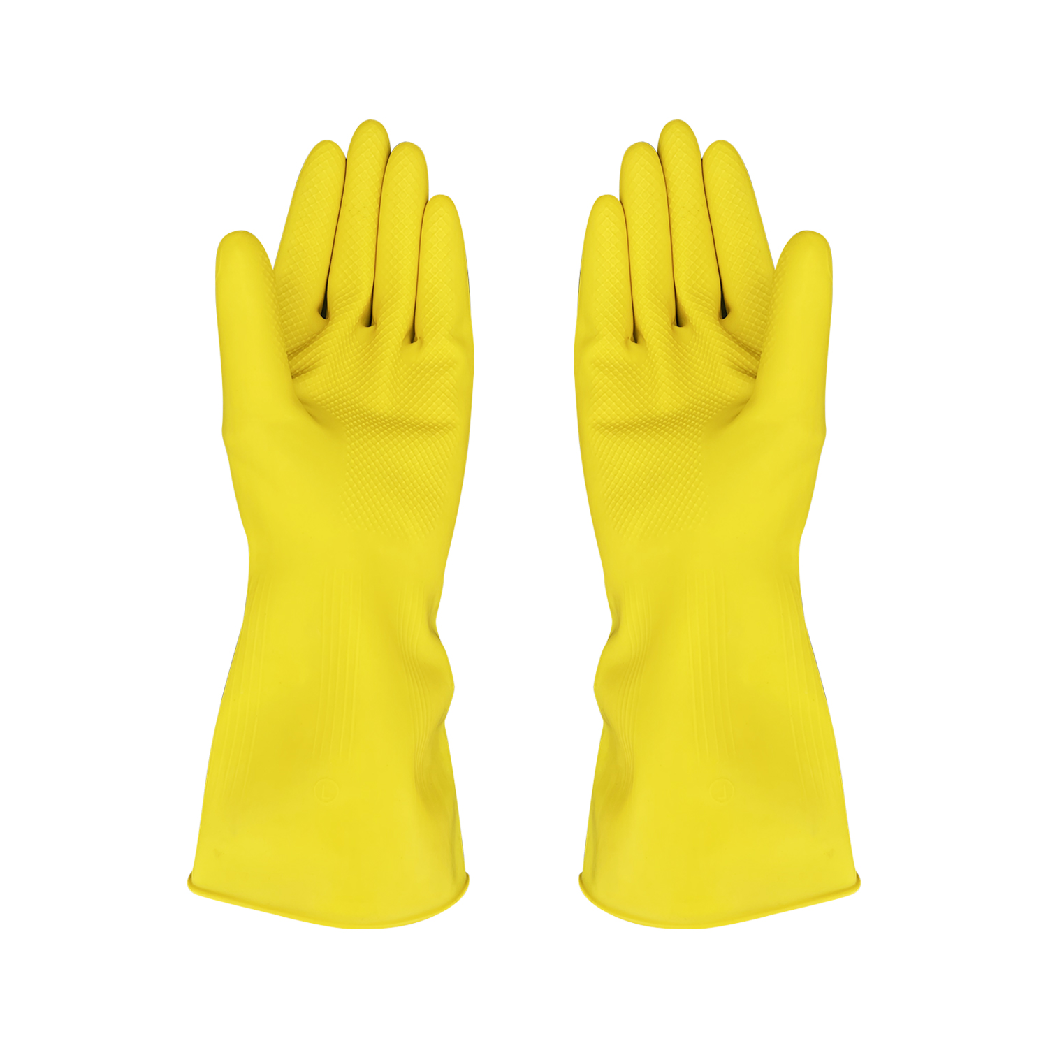 Zhongshang Wholesale Non-slip Wear-resistant Acid-alkali Resistant Rubber Gloves Housework Cleaning