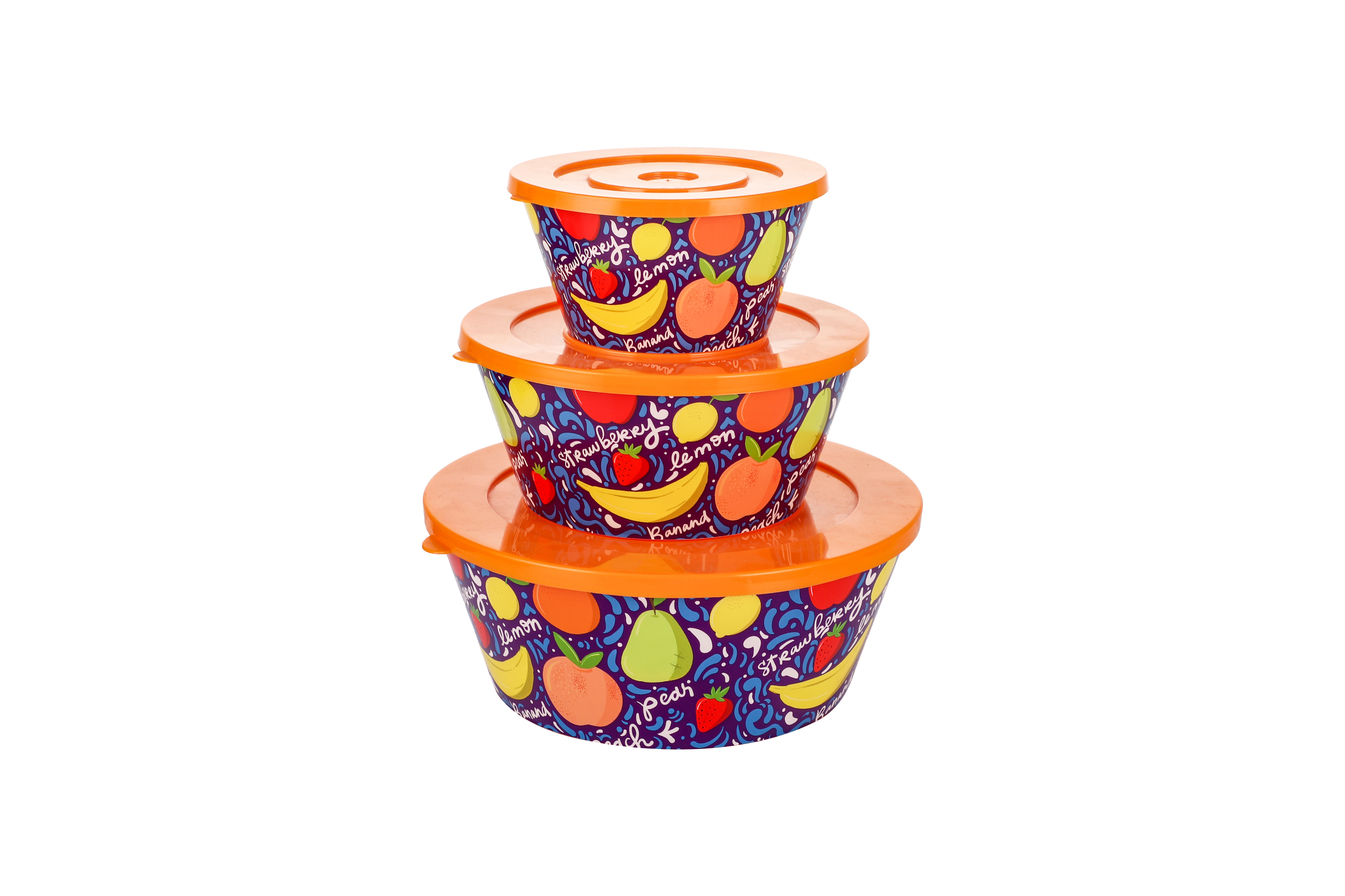 Plastic salad bowl