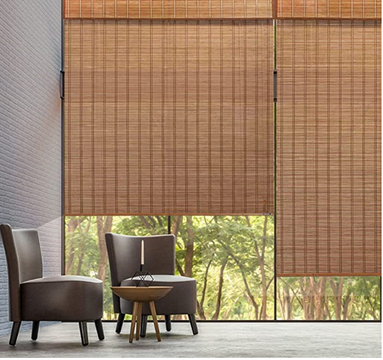 Bamboo Roll-Up Blinds