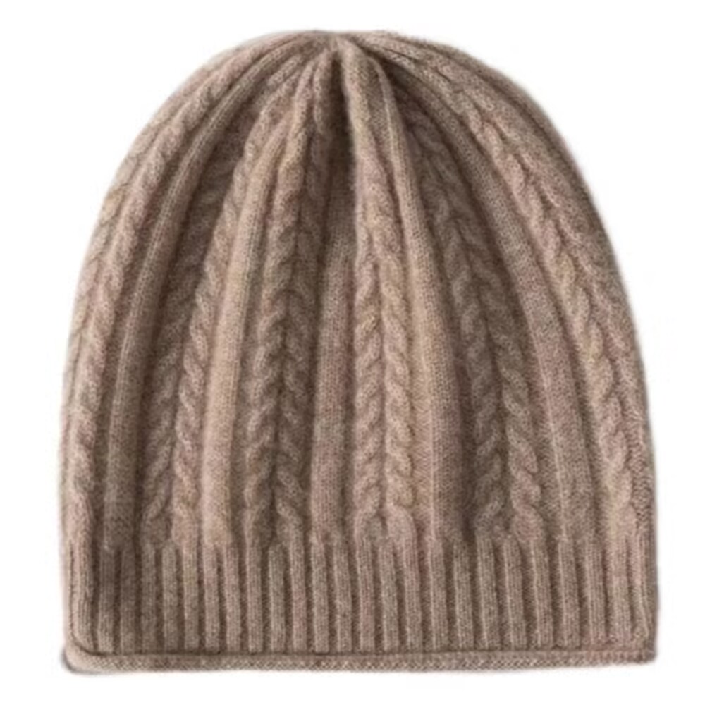 XINGLIAO FASHION KNITED women HAT 100%POLYESTER CHECK STYLE