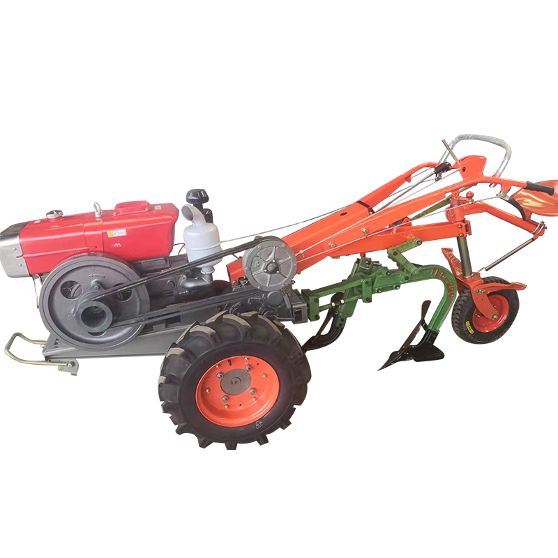 Walking self-propelled rotary tiller