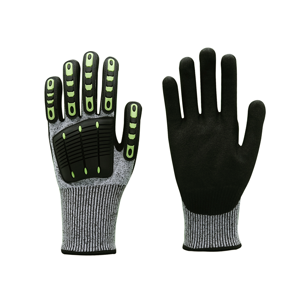 Zhongshang Wholesale TPR Anti-Collision Anti-Slip Mechanical Industry Labor Hand Protective Gloves