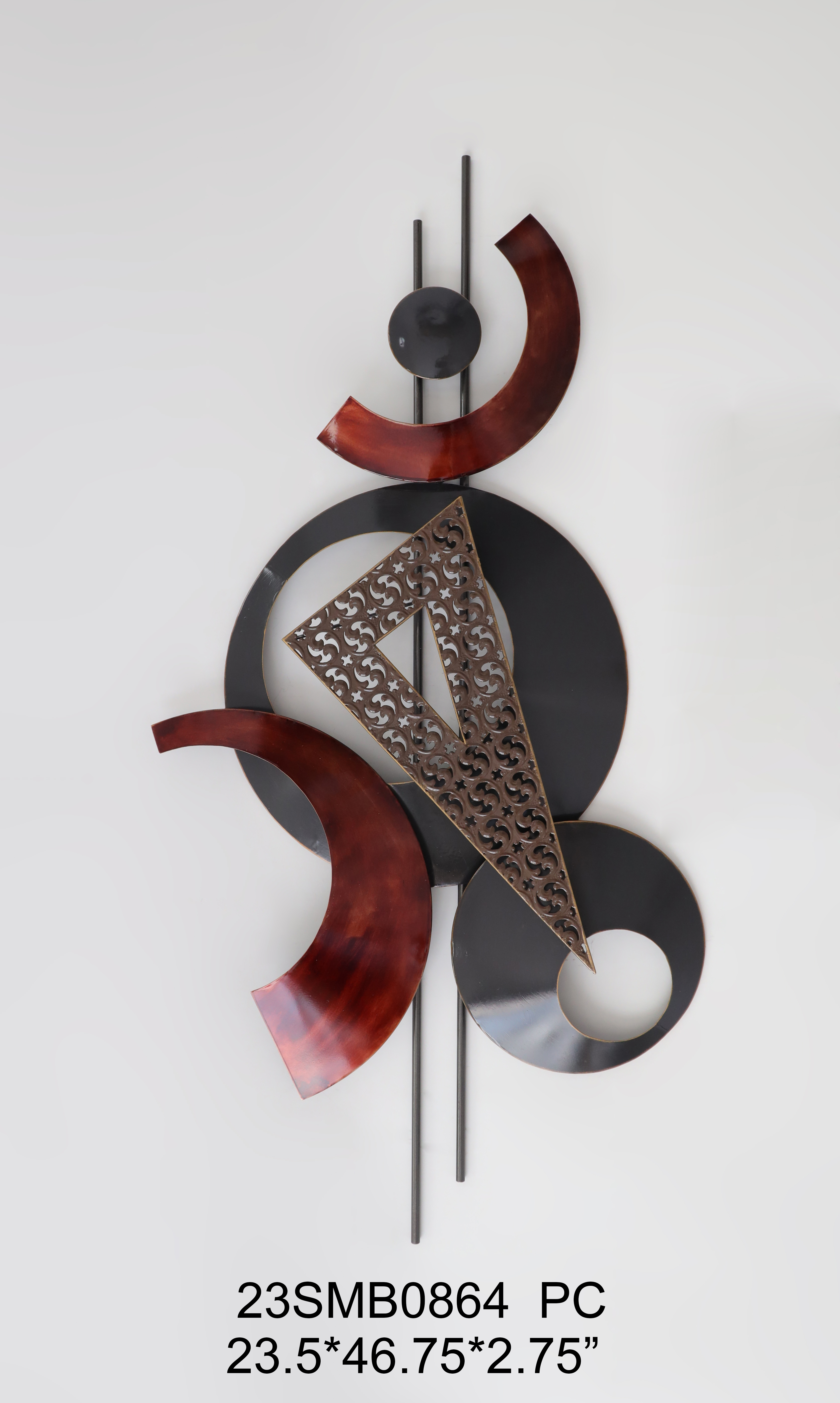 2026FW Modern Geometry Design Metal Wall Art