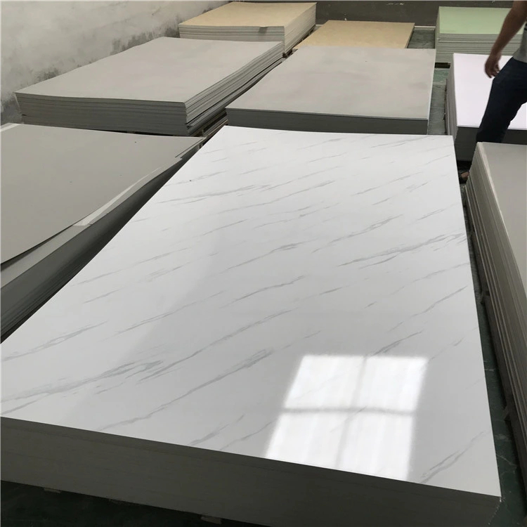 High Glossy 3mm PVC Marble Sheet UV PVC Foam Marble Sheet Wall Panel for Interior Wall Decoration