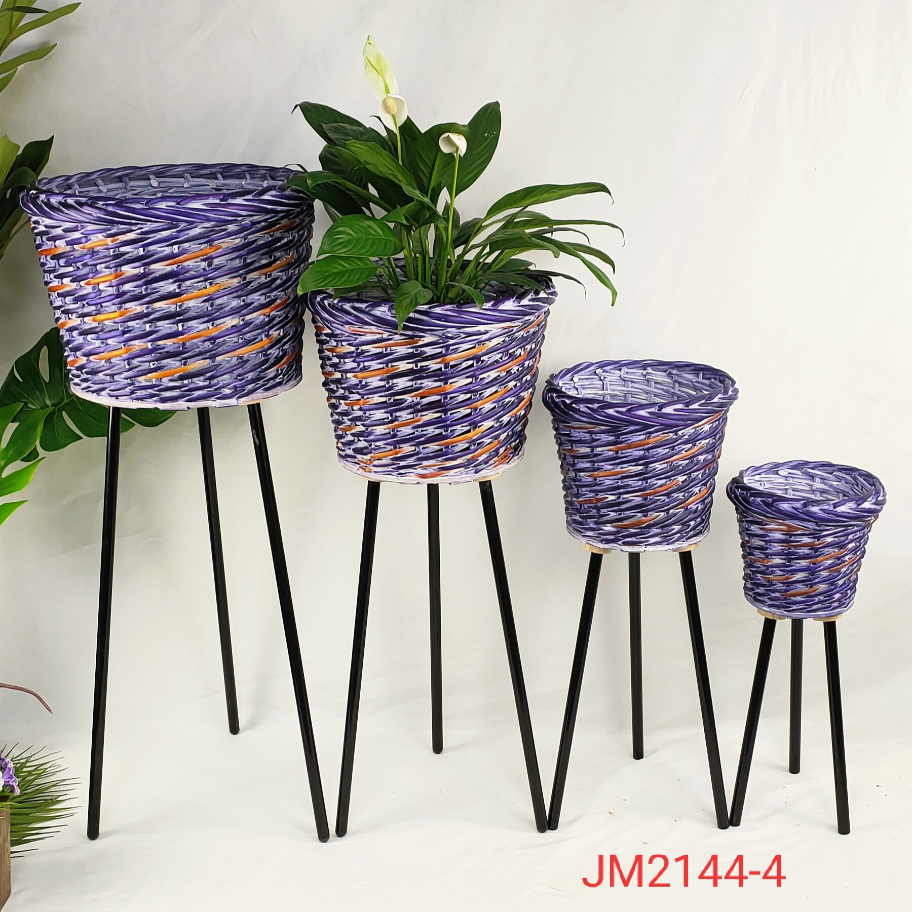 Flower pot, planter, woving basket, storage basket, flower basket, plants, woving flower pot