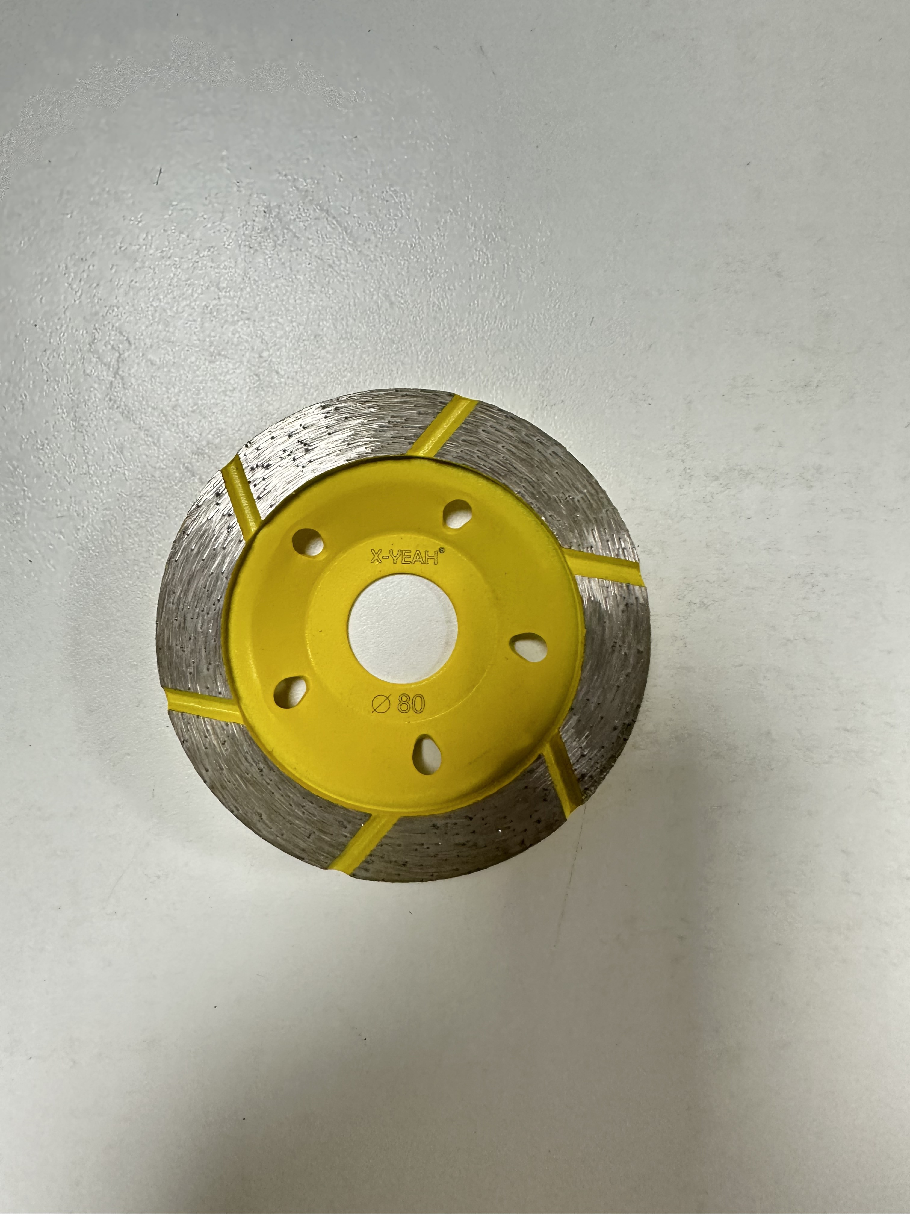 X-YEAH 80mm Slant Segment Diamond Grinding Cup Wheel