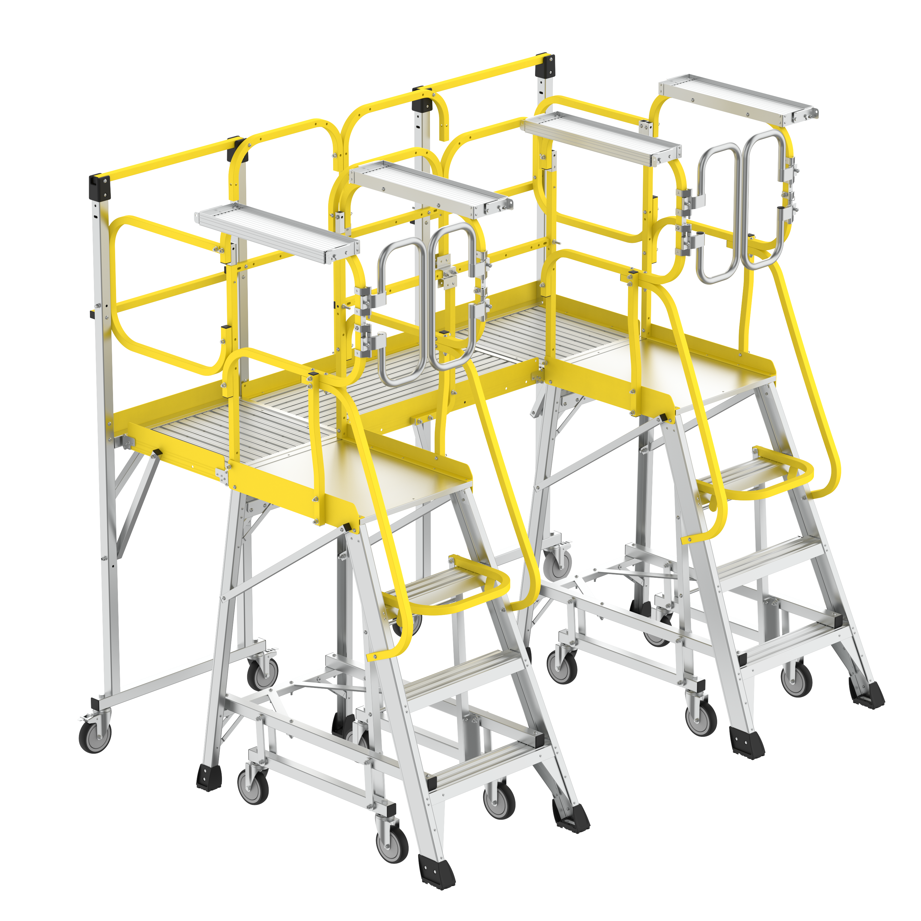 Aluminum Combination Platform Ladder