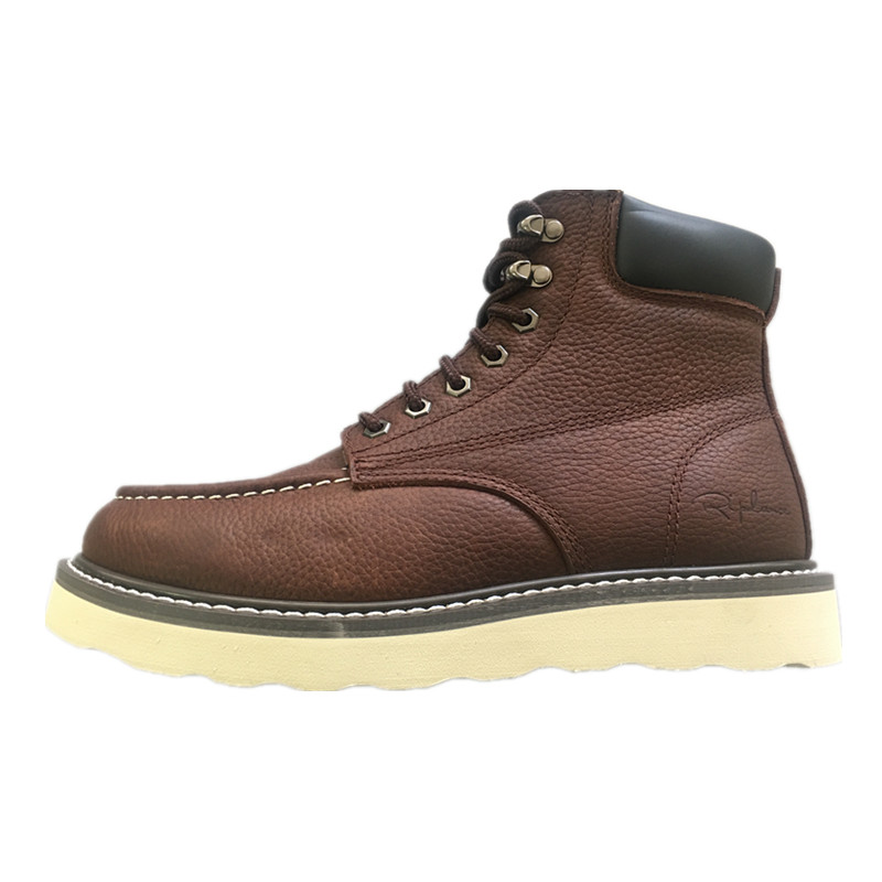 6”Goodyear welted genuine leather work boots