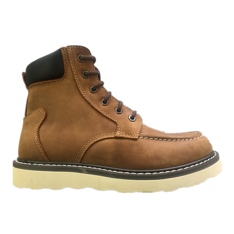 6”Goodyear welted genuine leather work boots
