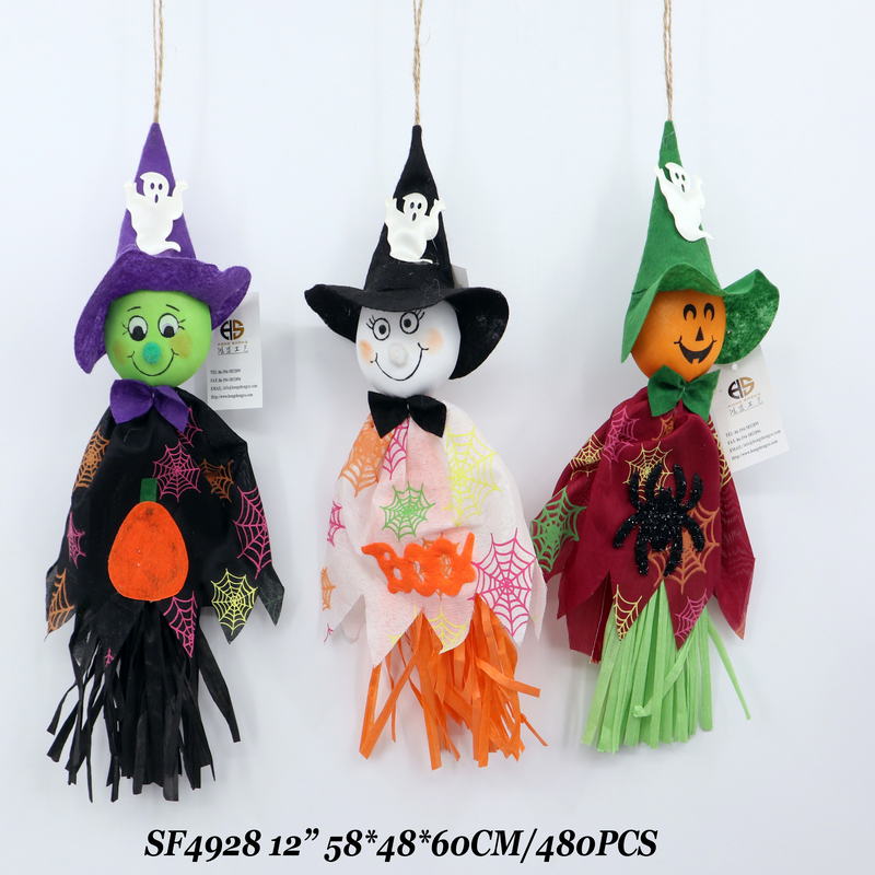 12 Inch Halloween Decoration Outdoor Hanging Assts.