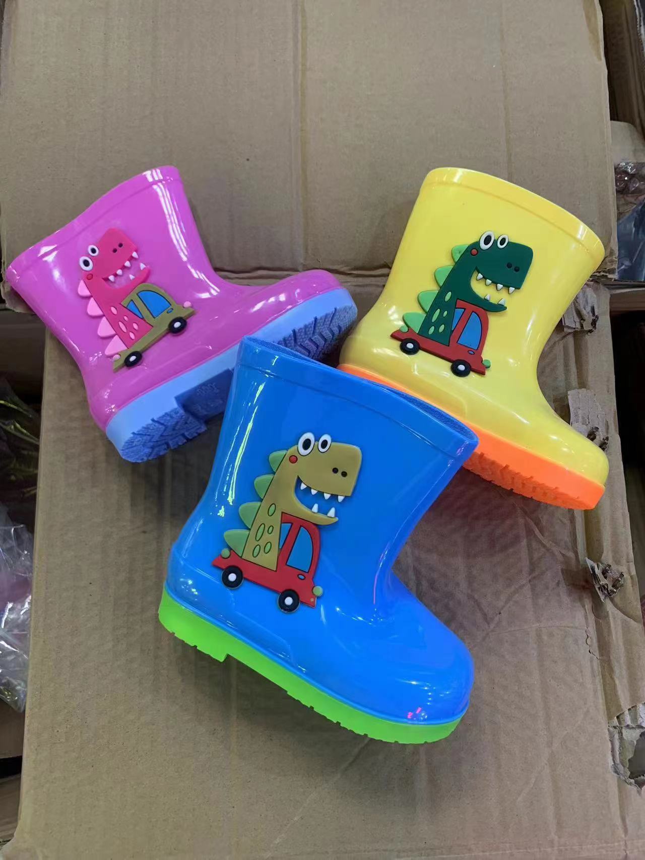 OEM bottes Kids Girls warm ankle Anti-Slip Rain Boots