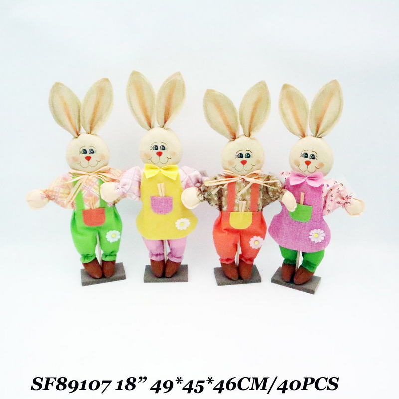 18 Inch Easter Rabbit Decoration Indoor On Tabel Standing