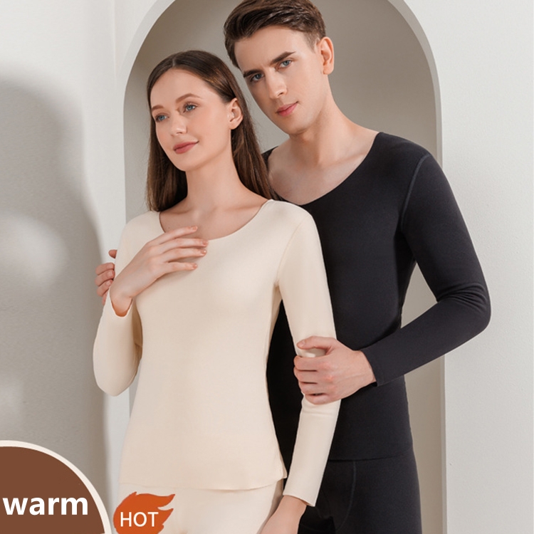 Double-sided matte seamless thermal underwear men and women autumn clothes and pants set