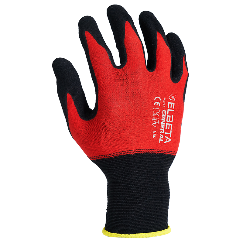 ELBETA CUT PRO Work Glove-18G Green cut resistant ANSI 2 / ISO B shell, Ultra Fine Nitrile palm.