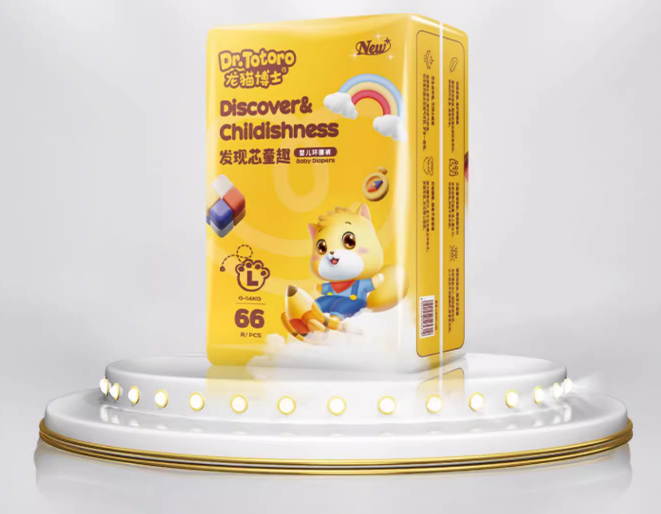 Soft and Fit Velcro Tape Baby Diapers Nappies Disposable