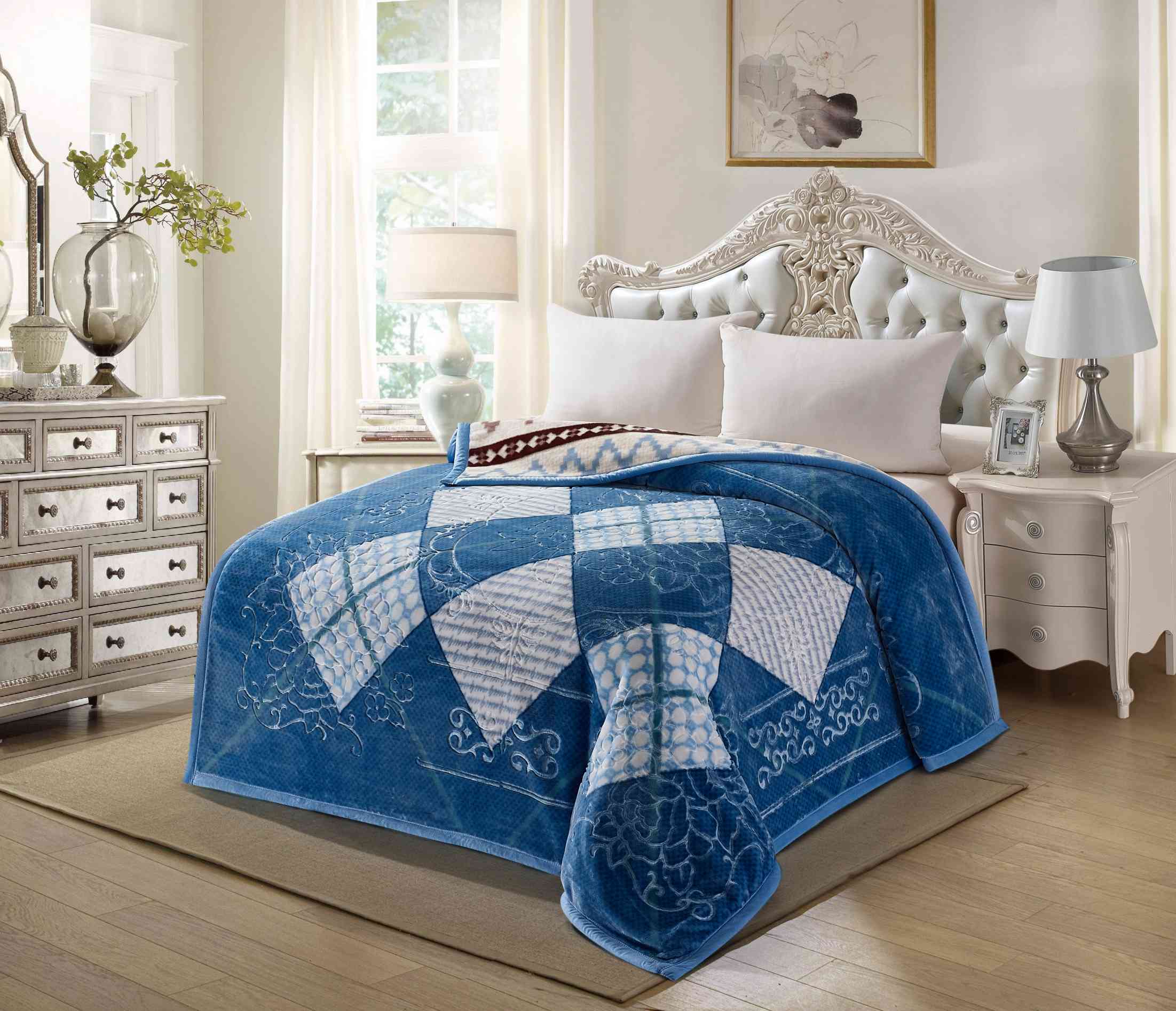 Cloudy blanket ,2 ply , polyester blanket