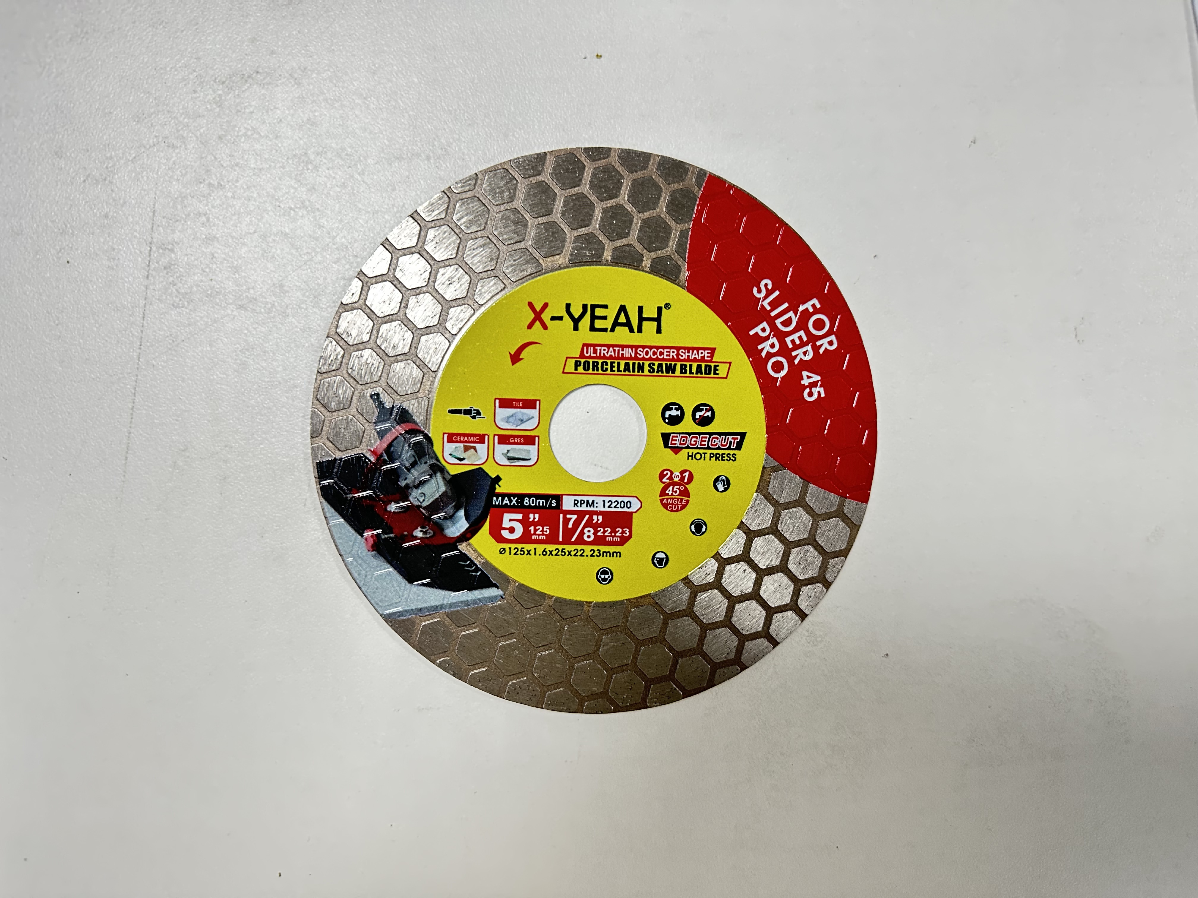 X-Yeah 125MM DIAMOND SAW BLADE 45°PRO