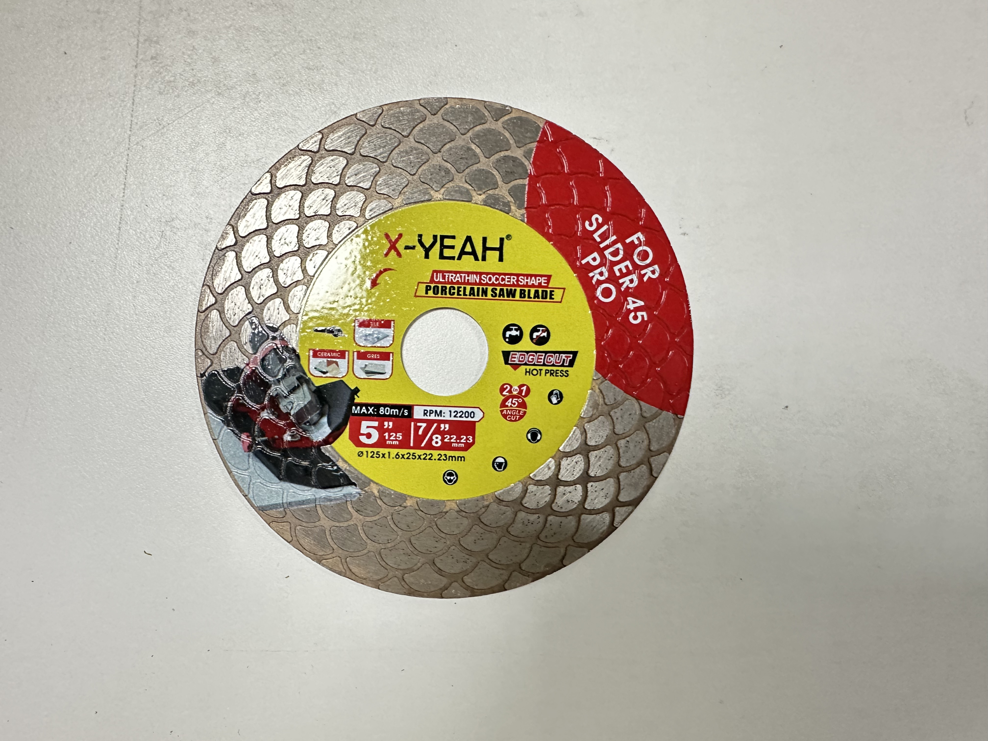 X-Yeah 125MM DIAMOND SAW BLADE 45°PRO