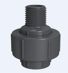 PVC Adapter, Male X Compression