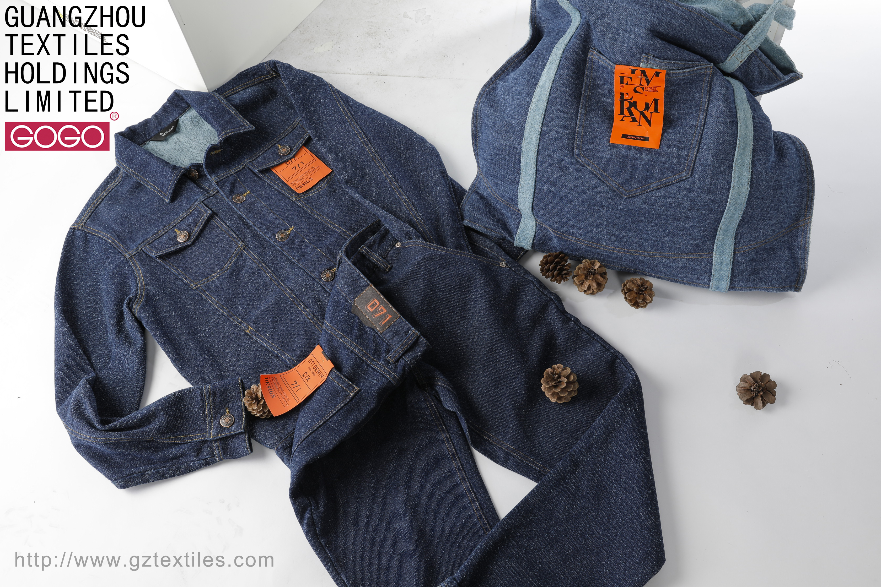 cow leather fiber denim
