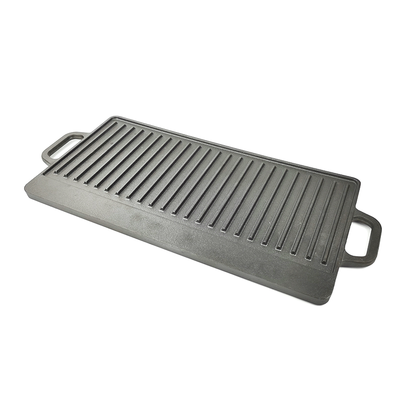 Cast iron pan pre-seasoned cast iron grill pan cast iron griddle reversible griddle
