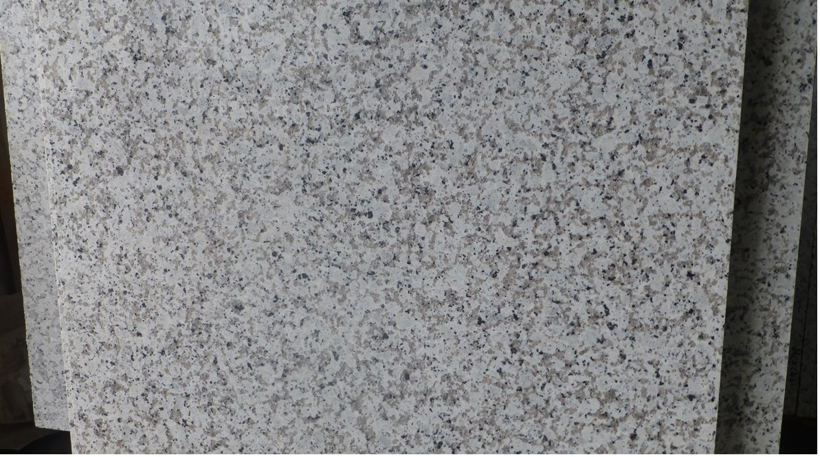 Natural White Granite Tile Countertop with Polished Honed