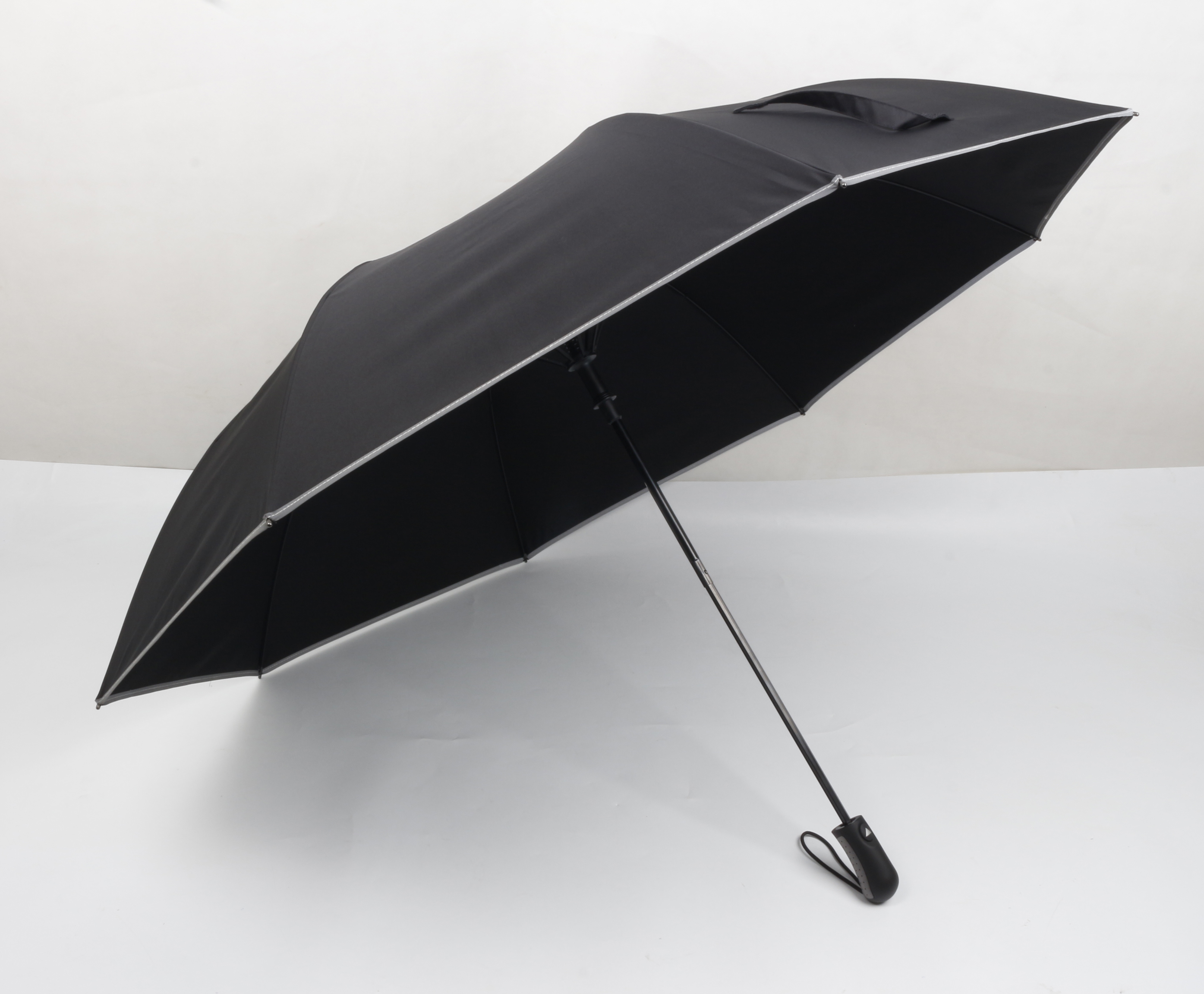 Auto open two folding golf size umbrella