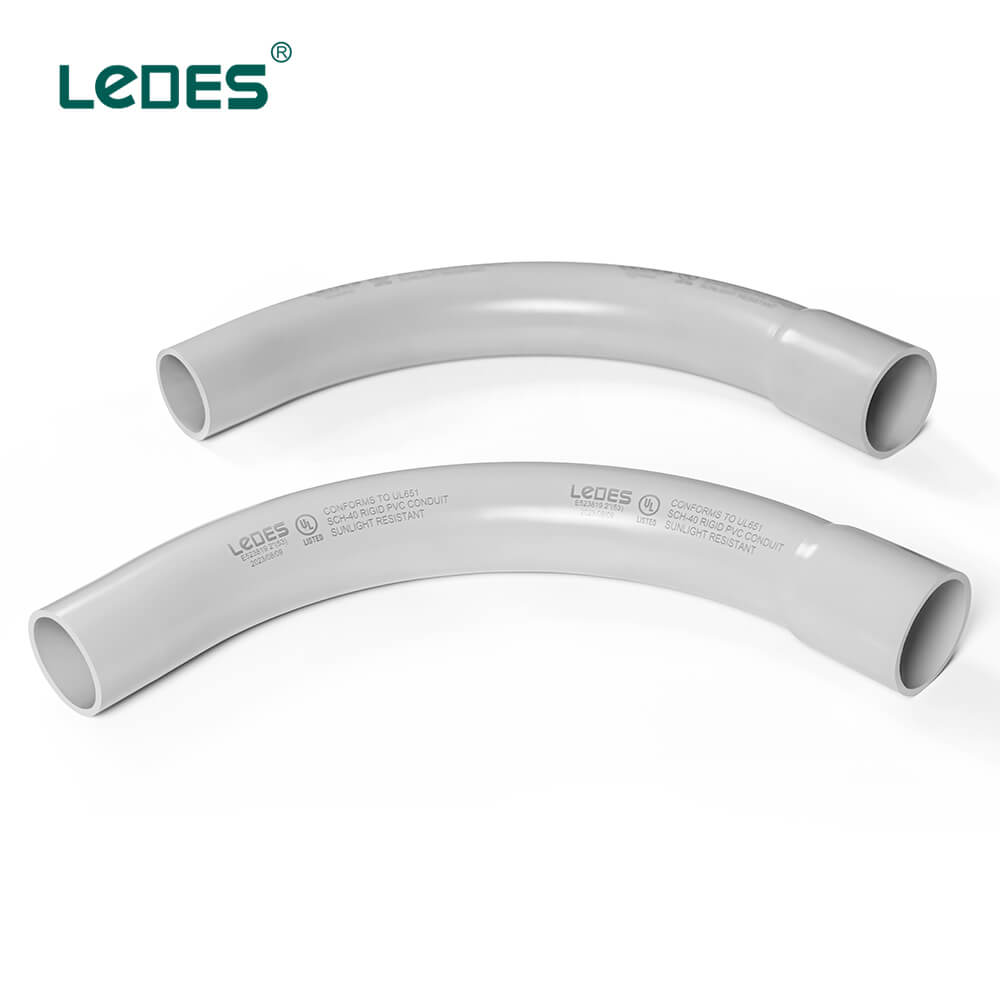 LEDES UL Listed Sch40 PVC Conduit Fitting 90 Deg Elbow