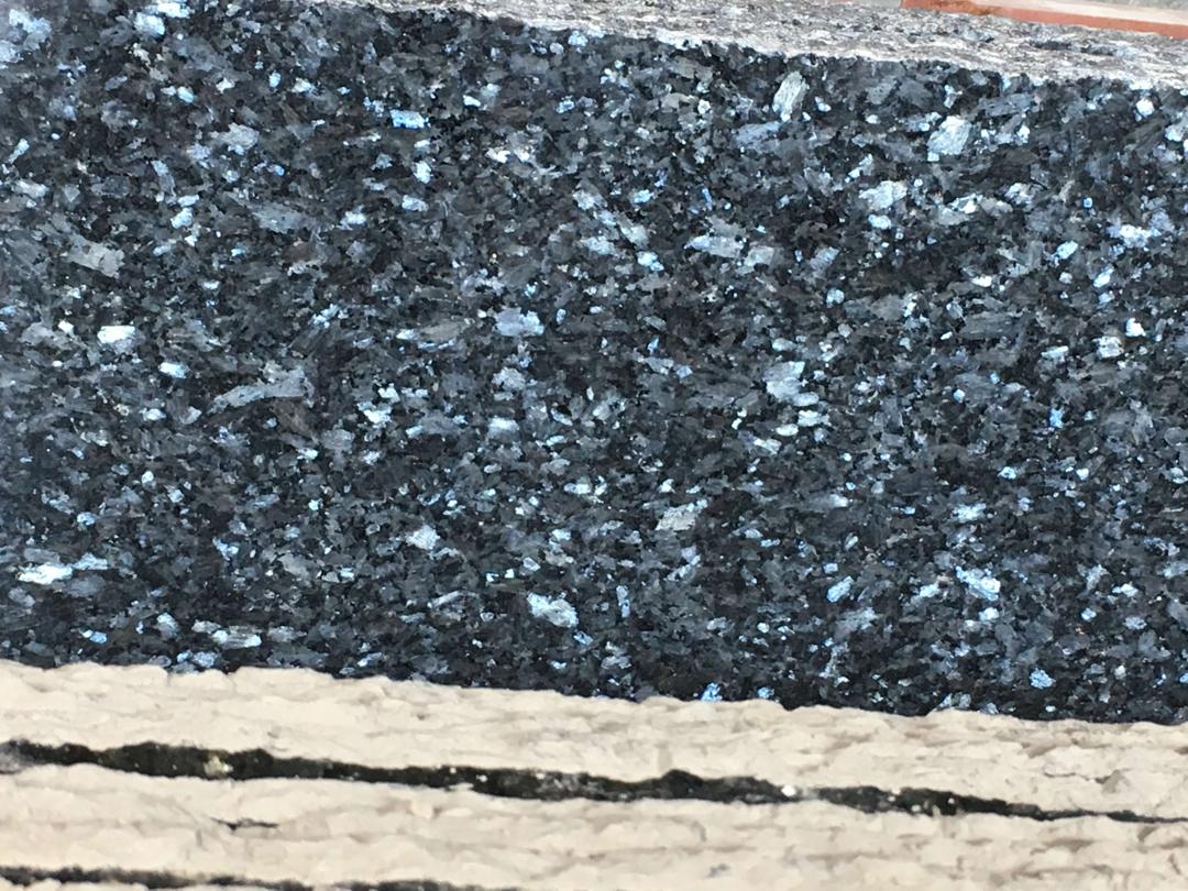 Natural Stone Blue Pearl Granite Polished Slabs Tiles Countertops