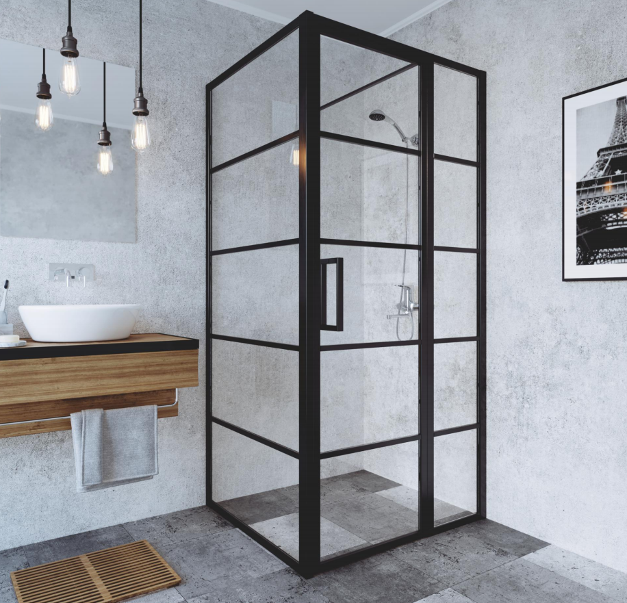 Black shower room