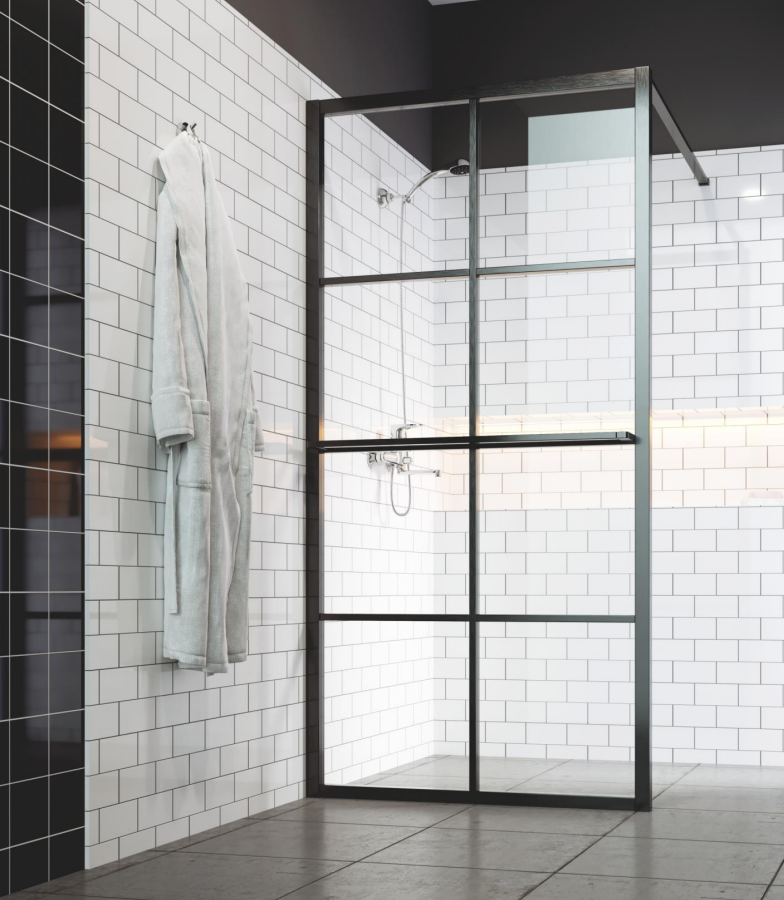 Partition for showers or interior