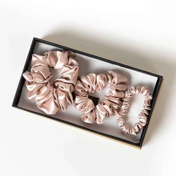 silk scrunchies