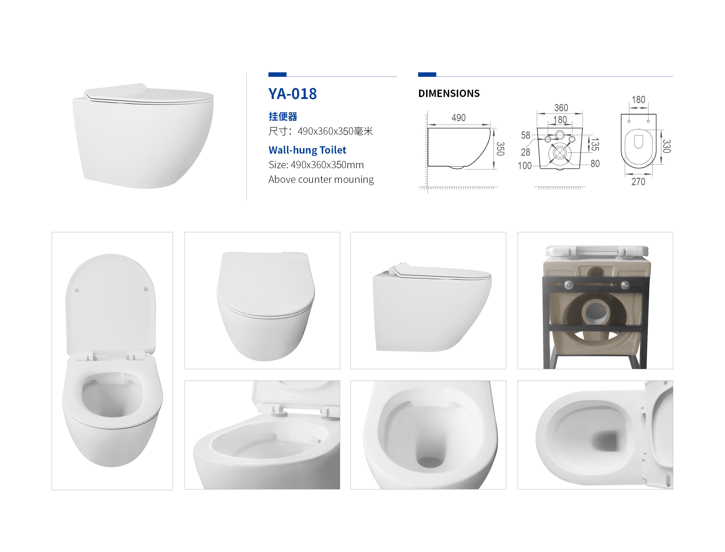 Wall Hung Toilet