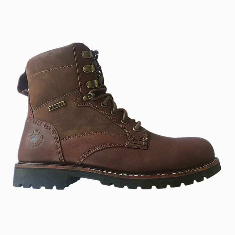 6” cenmented men's leathe boots