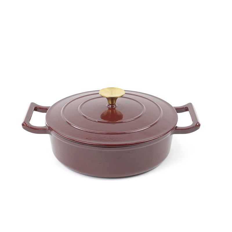 Cast Iron Casserole Round Enamel Cast Iron Dutch Oven Cooking Pot