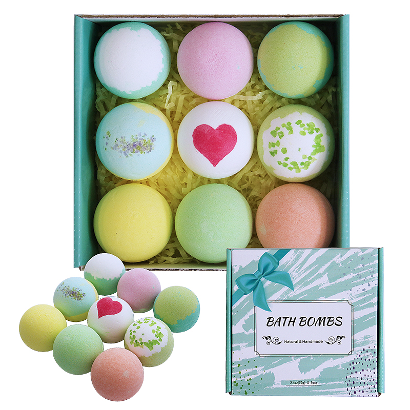 Wholesale Custom l Vegan 100g Organic Bath Bombs Set Fizzies For Bubble And Spa Bath