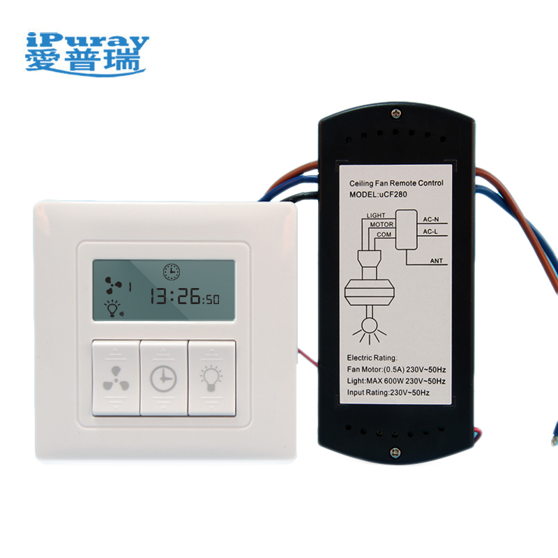 Wi-Fi LCD Ceiling Fan Remote Control