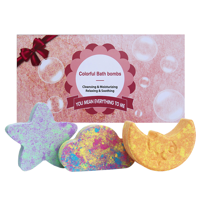 Wholesale Custom l Vegan 100g Organic Bath Bombs Set Fizzies For Bubble And Spa Bath