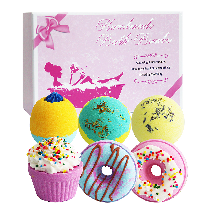 Wholesale Custom l Vegan 100g Organic Bath Bombs Set Fizzies For Bubble And Spa Bath