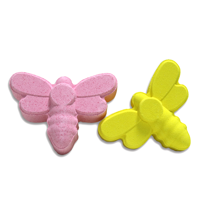 Source factory wholesale animal bear dragonfly duck bath bomb bubble bath customization