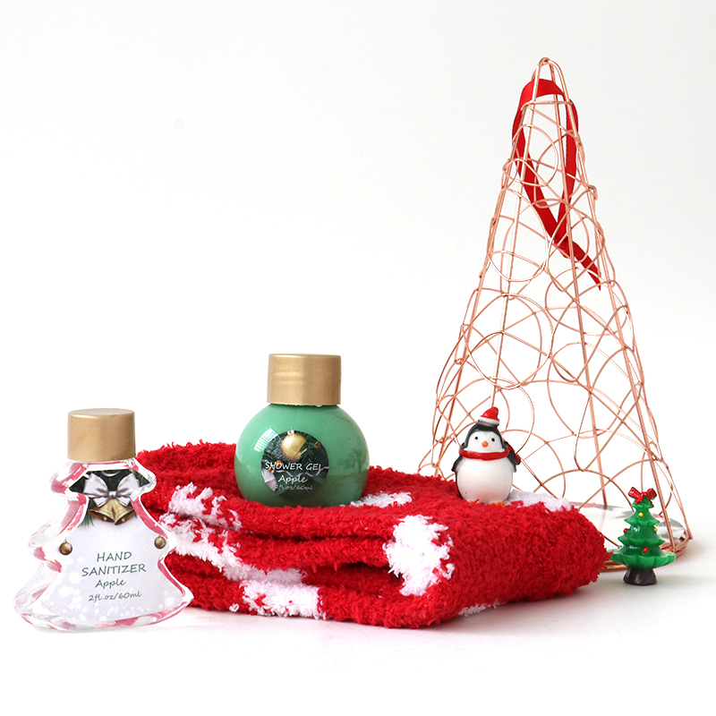 Source factory wholesale Christmas bath and toiletries gift box set customization