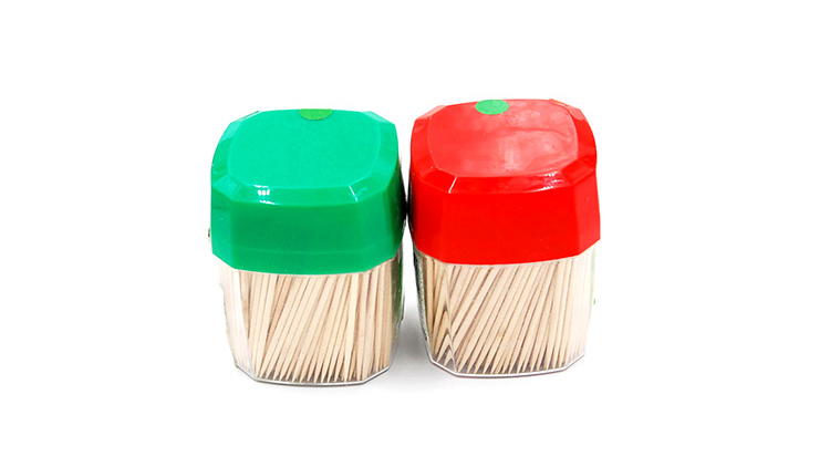600pcs Toothpicks Plastic Pot