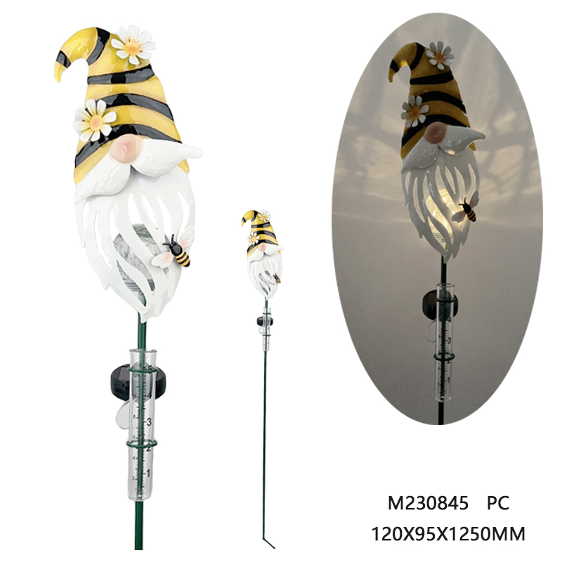 Metal solar stake