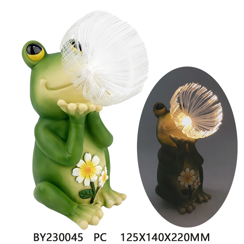 Garden resin solar light