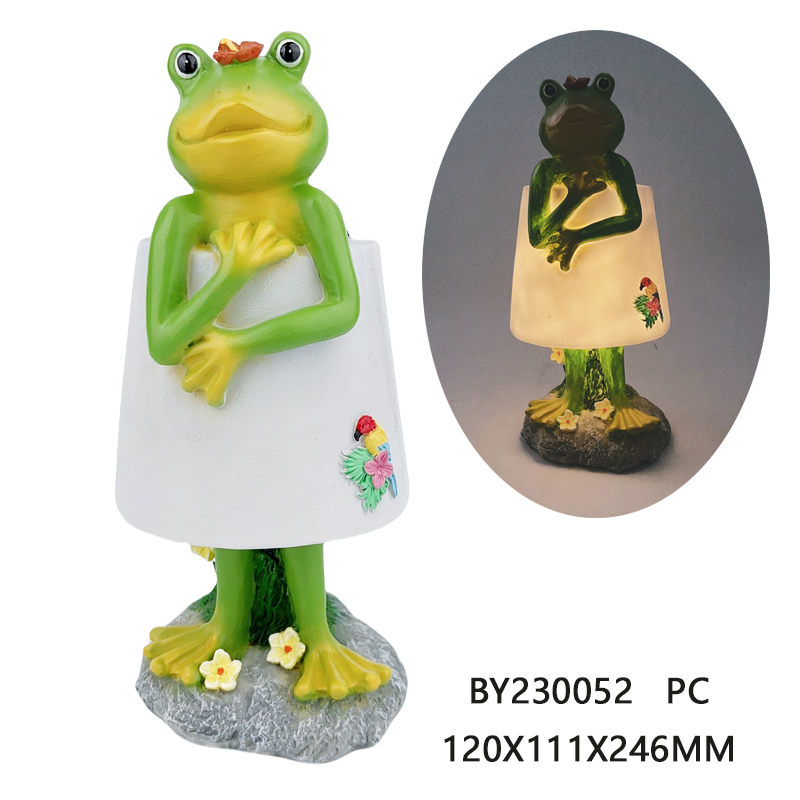 Garden resin solar light